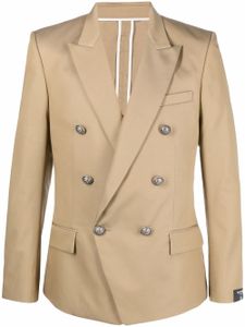 Balmain blazer croisé à revers pointus - Tons neutres