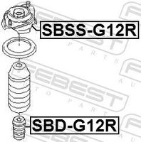 Ophanging, schokdemper SBSSG12R