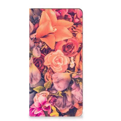 Motorola Moto G72 Smart Cover Bosje Bloemen Motorola Moto G72 Smart Cover Bosje Bloemen