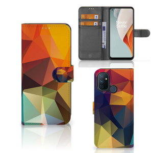 OnePlus Nord N100 Book Case Polygon Color