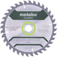 Metabo CORDLESS CUT WOOD CLASSIC 628279000 Cirkelzaagblad 165 x 20 x 1 mm Aantal tanden: 36 1 stuk(s)