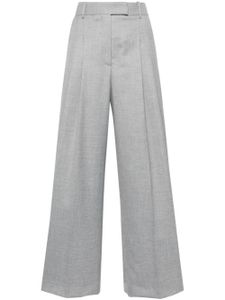 By Malene Birger pantalon ample à taille haute - Gris