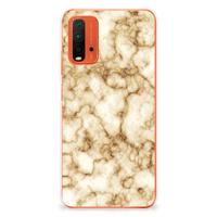 Xiaomi Poco M3 | TPU | Siliconen hoesje | Marmer Goud