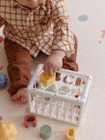 Vormendoos met elastiekjes wit