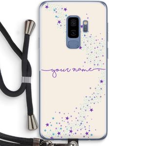 Sterren: Samsung Galaxy S9 Plus Transparant Hoesje met koord