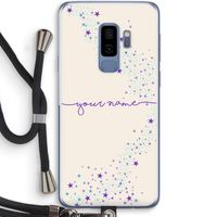 Sterren: Samsung Galaxy S9 Plus Transparant Hoesje met koord