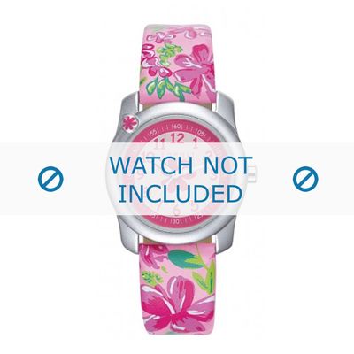 Esprit horlogeband ES108344-003 Leder Roze