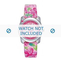 Esprit horlogeband ES108344-003 Leder Roze