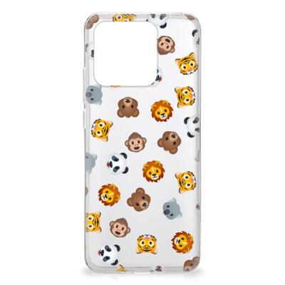TPU bumper voor Xiaomi Redmi 10C Dieren Emojis
