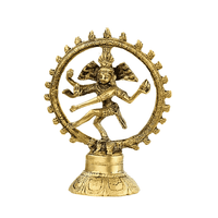 Shiva Nataraj Messing (20 cm) - thumbnail