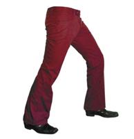 Flair Trousers Bordeaux, Men-M | 40% korting - thumbnail
