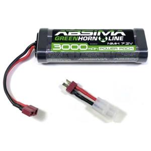 Absima NiMH accupack 7.2 V 3000 mAh Softcase Tamiya