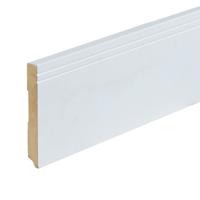 Folieplint plint 120x15 - Milaan wit RAL 9010 Folieplint plint 120x15 - Milaan wit RAL 9010