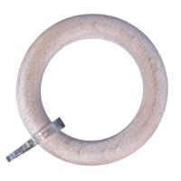 Leen Bakker - 10 Ringen FSC Vintage Ø28mm - 1280090 - Hout - Beige