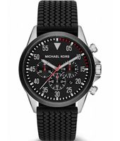 Horlogeband Michael Kors MK8334 Silicoon Zwart 22mm - thumbnail