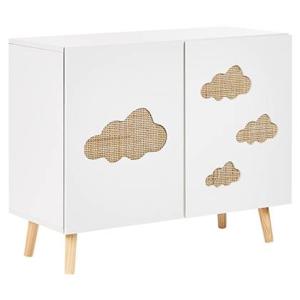 Beliani - CLOUDY - Dressoir - Wit|Lichthout - MDF