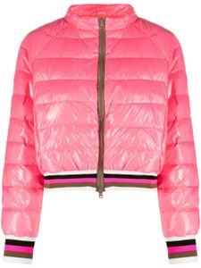 Herno veste bomber à design matelassé - Rose