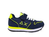 Blauwe SUN68 Sneakers Kids Tom Solid Fluo - thumbnail