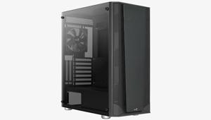 AeroCool Prism-G-BK-v1 Midi-tower PC-behuizing Zwart