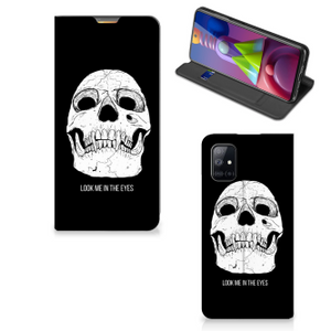 Mobiel BookCase Samsung Galaxy M51 Skull Eyes