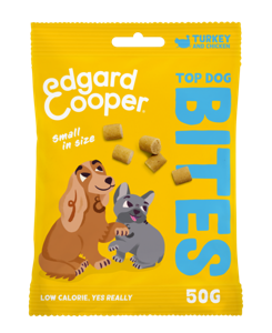 Edgard & Cooper Bites - Turkey and Chicken Hond Snack Kip, Turkije 50 g