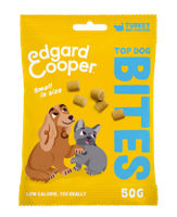 Edgard & Cooper Bites - Turkey and Chicken Hond Snack Kip, Turkije 50 g - thumbnail