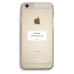 Reminder: iPhone 6 / 6S Transparant Hoesje