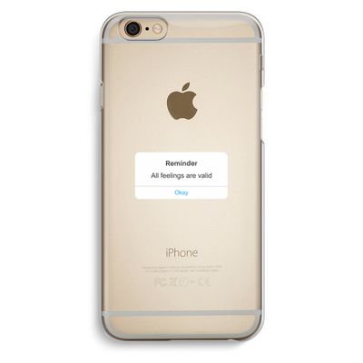 Reminder: iPhone 6 / 6S Transparant Hoesje