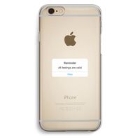 Reminder: iPhone 6 / 6S Transparant Hoesje