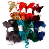 Creativ Company Curly locks, diverse kleuren, 8x20 gr/ 1 bol Creativ Company Curly locks, diverse kleuren, 8x20 gr/ 1 bol