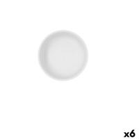 Kom Bidasoa Fosil Wit Keramisch 11,8 x 11,8 x 5,9 cm (6 Stuks)
