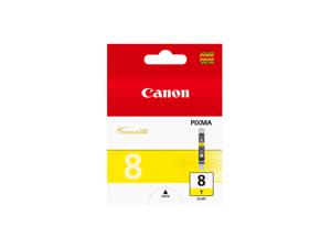 Canon inktcartridge CLI-8Y, 530 pagina's, OEM 0623B001, geel