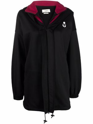 MARANT ÉTOILE veste à logo imprimé - Noir