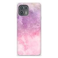 Smartphone hoesje Motorola Edge 20 Lite Pink Purple Paint