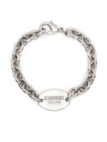 DSQUARED2 bracelet en chaîne à logo gravé - Argent