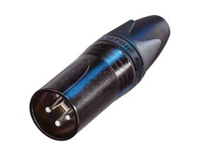 Neutrik NC3MXX-BAG Male XLR kabeldeel 3p zwart
