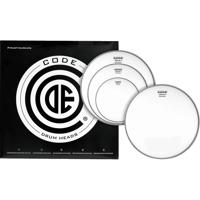 Code Drum Heads TPDNACTDF DNA Fusion Pack 10-12-14 inch coated tomvellen + 14 inch coated snaredrumvel - thumbnail