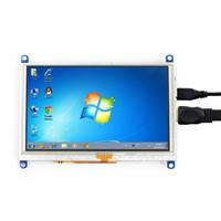 WAVESHARE 5 Inch HDMI LCD (G) 800 x 480 touchscreen voor Raspberry Pi ondersteunt verschillende systemen