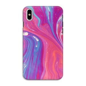 Paarse stroom: iPhone X Tough Case