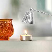 Heldere chroom zilverkaars masker kaars blusser aroma kaars kaars accessoires