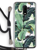 Bananenbladeren: OnePlus 7 Transparant Hoesje met koord Bananenbladeren: OnePlus 7 Transparant Hoesje met koord