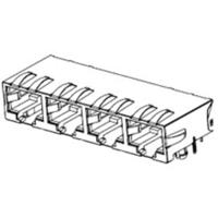 Molex Molex 445600014 Ganged Cat 5 445600014 Bus Aantal polen (sensoren) 8P8C 1 stuk(s)