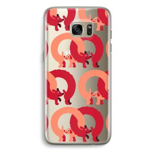 Dogs: Samsung Galaxy S7 Edge Transparant Hoesje