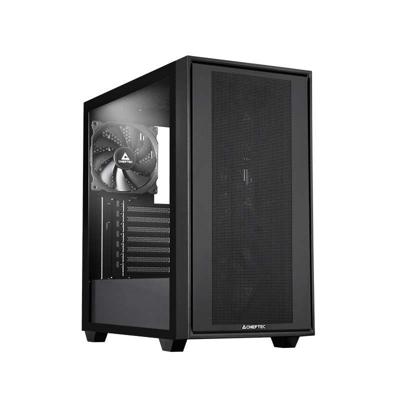 Chieftec Midi Tower GS-03B-BLK-OP, Schwarz Zwart