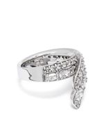 Swarovski bague Hyperbola sertie de cristaux - Argent