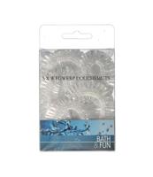 BATH & FUN douchemuts wegwerp 5 stuks transparant