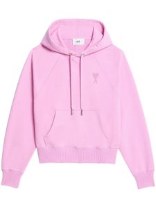 AMI Paris hoodie à motif Ami de Cœur - Rose