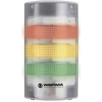 Werma Signaltechnik Combi-signaalgever LED Werma Wit Continulicht, Knipperlicht 24 V/DC 85 dB