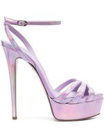 Le Silla sandales Lola 150 mm à plateforme - Violet Le Silla sandales Lola 150 mm à plateforme - Violet