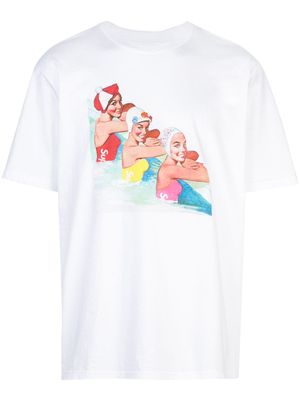 Supreme t-shirt à imprimé graphique - Blanc